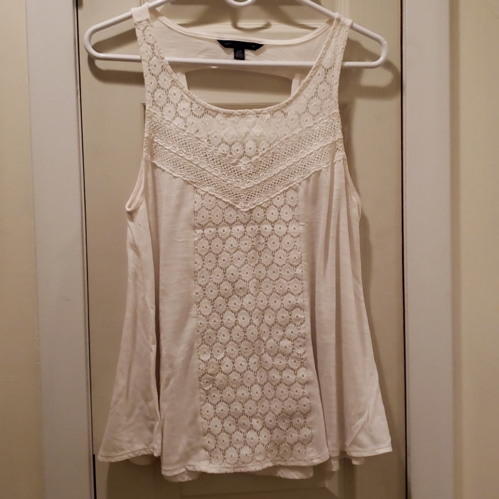 American Eagle Floral Racerback Tank